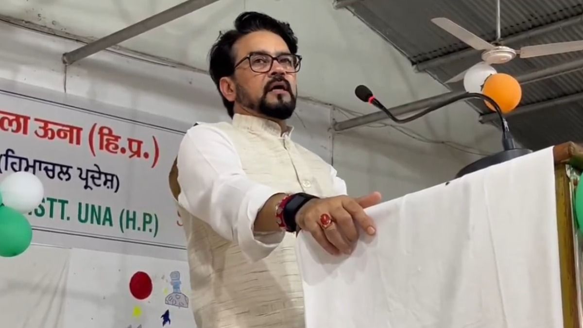अनुराग ठाकुर. (Photo- Screengrab)