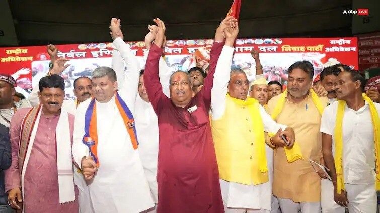 UP minister ashish patel sanjay nishad and om prakash rajbhar
