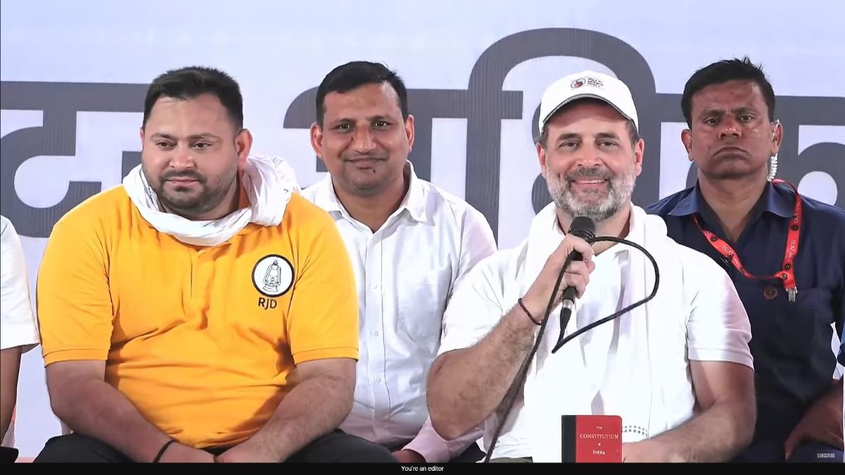 तेजस्वी यादव और राहुल गांधी. (फाइल फोटो)