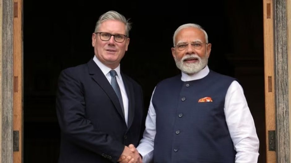 PM मोदी और ब्रिटेन के पीएम स्टार्मर (Photo: ITG)