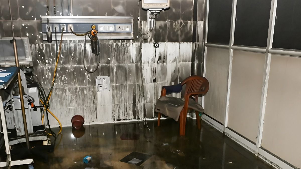 Jaipur's SMS hospital neuro surgery department after fire