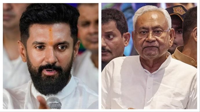 Chirag Paswan, Nitish Kumar