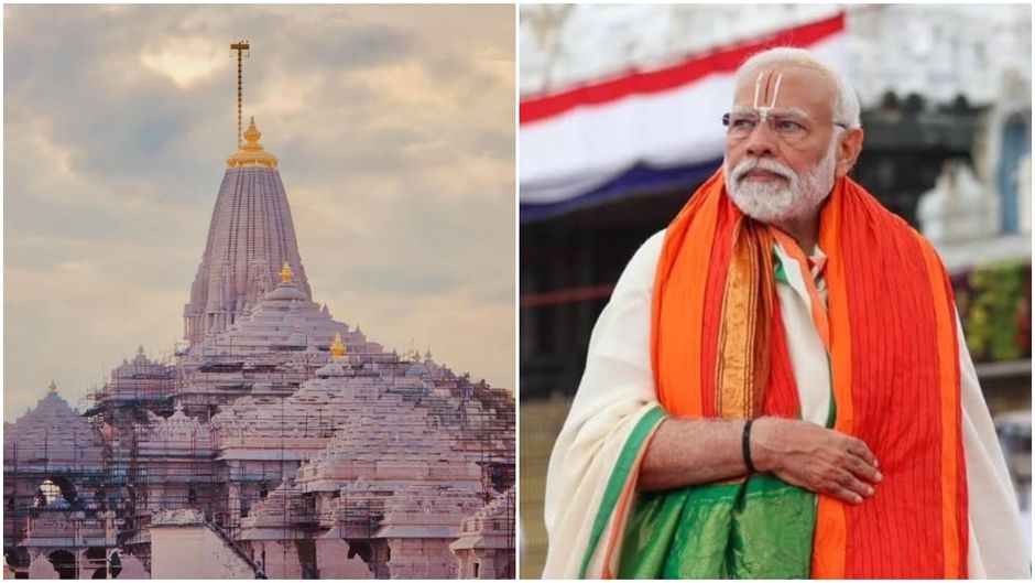 PM Modi will hoist the saffron flag at the top of the Ayodhya Ram Temple on 25th November