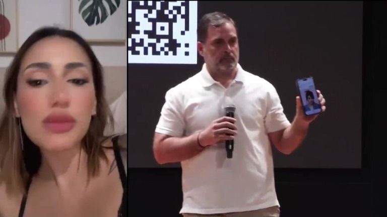 राहुल के वोट चोरी वीडियो पर ब्राजीलियाई मॉडल का जवाब