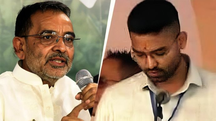 Upendra Kushwaha, who is surrounded from all sides after his son Deepak Prakash