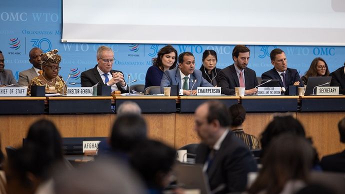 WTO बैठक की एक तस्वीर (फाइल फोटो)