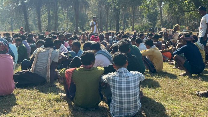 Agitated tribal in Kanker