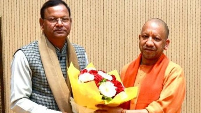 up bjp president pankaj chaudhary, cm yogi adityanath