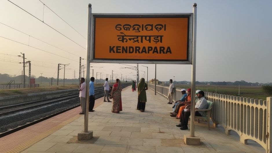 Kendrapara railway station odisha ( AI generated Image)