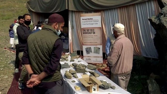 Kashmir's guryul fossils