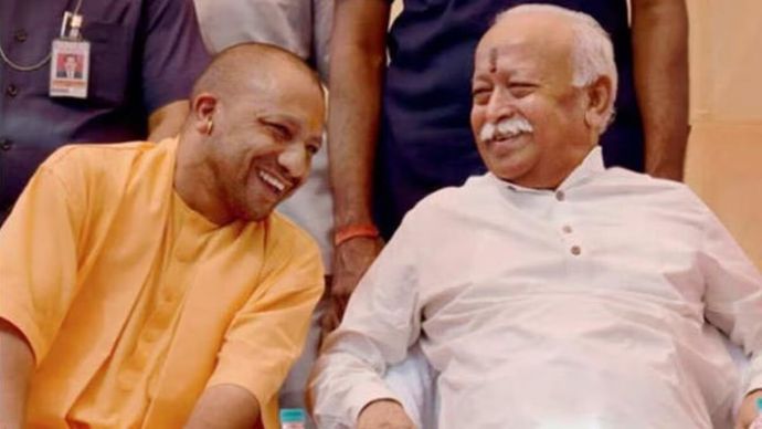 rss chief mohan bhagwat meeting cm yogi adityanath today lucknow 2027 election bjp