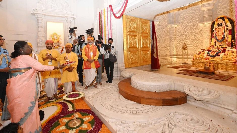 Draupadi murmu, Ayodhya, Ram Yantra