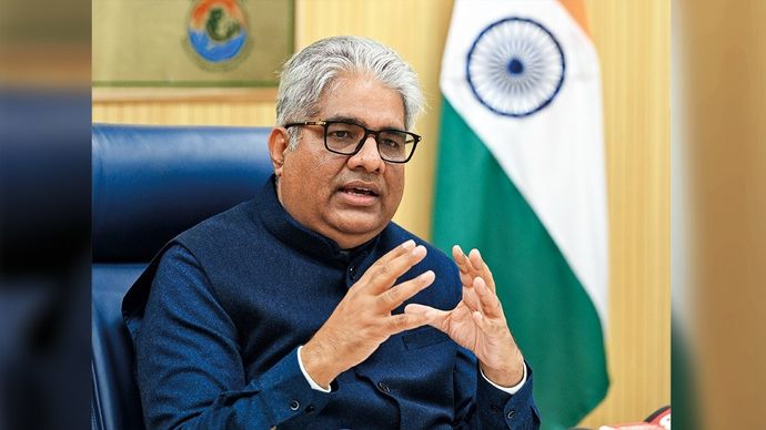 भूपेंद्र यादव (Photographs by Arun Kumar)