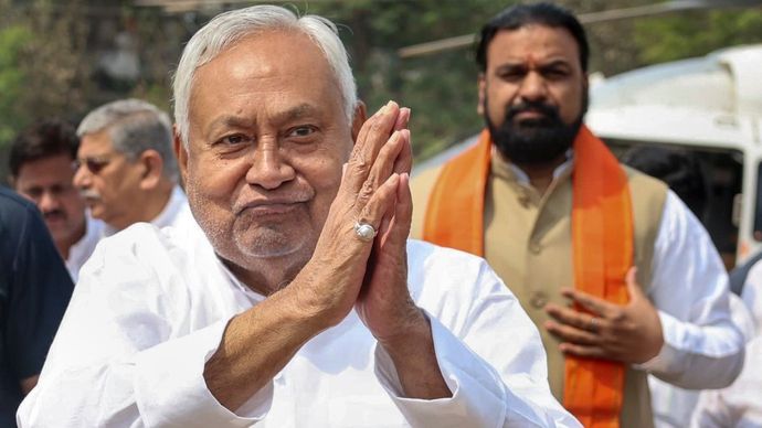 Nitish Kumar elected as JDU President