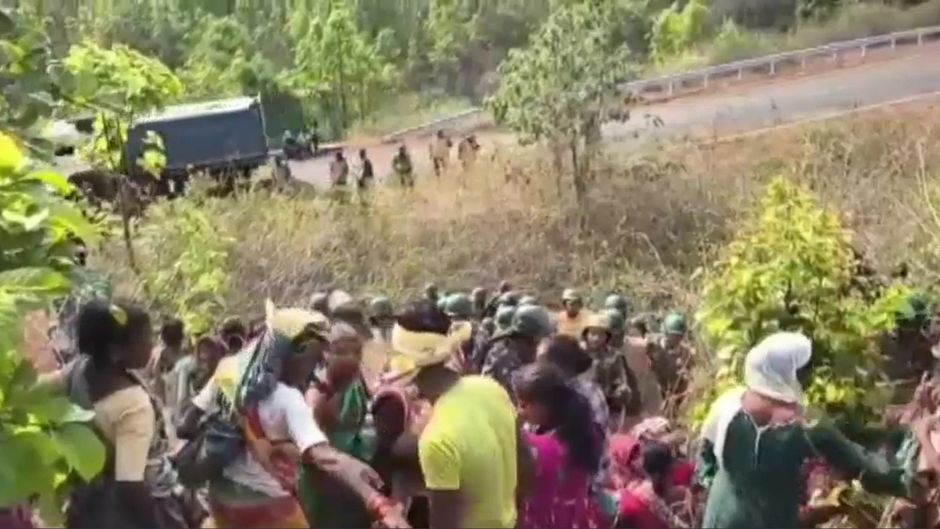 Odisha tribal police clash