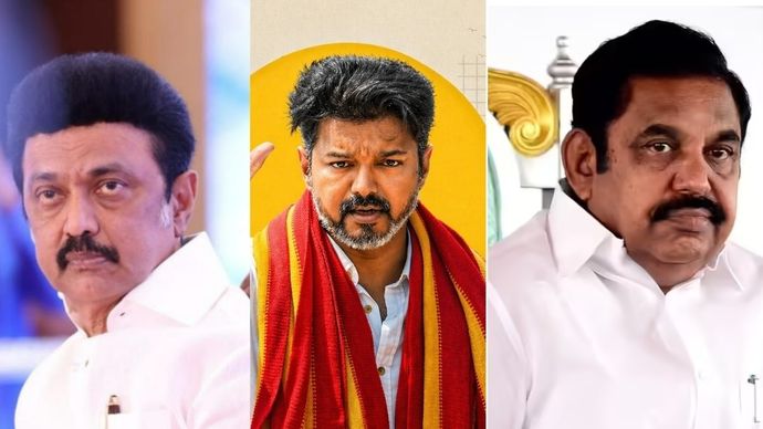 Vijay is leading from the Perambur and Tiruchirappalli (East) constituencies, as per Election Commission of India (ECI) website.