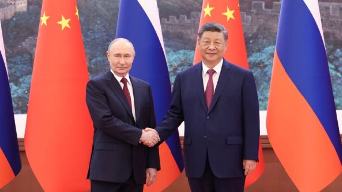 Putin with Xi Jinping