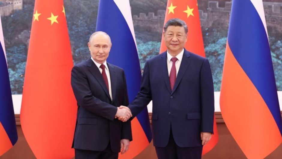 Putin with Xi Jinping