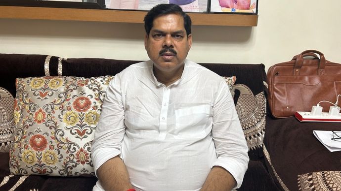 Mithlesh Tiwari, Education Minister, Bihar (Photo : Pushyamitra)