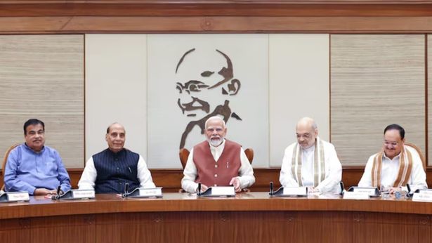 PM Modi cabinet meeting