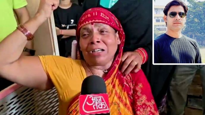 भरत तिवारी की मां के आरोपों से गरमाई सियासत.(Photo:Screengrab)
