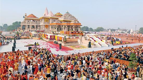 अयोध्या का असुंदर कांड राम मंदिर अयोध्या की तस्वीर