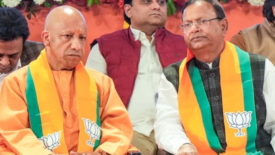cm yogi adityanath and pankaj chaudhary bjp booth management