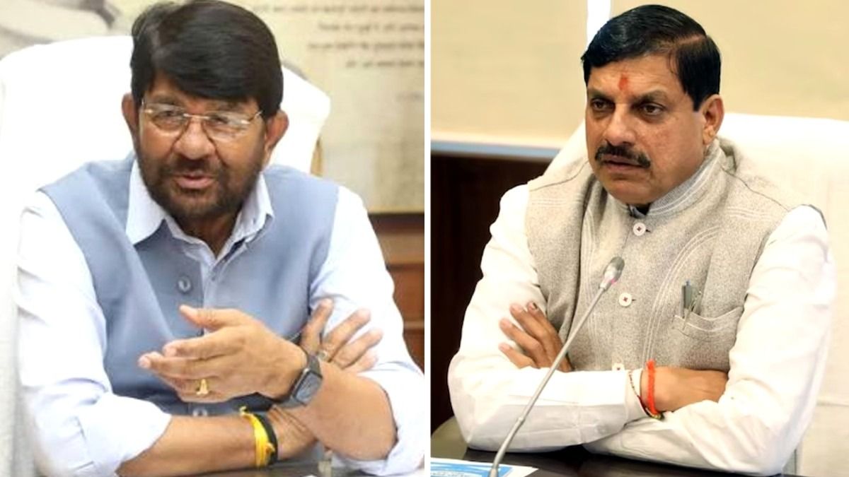 लखन पटेल (बाएं) से वापस लिए गए पशुपालन विभाग की जिम्मेदारी अब खुद मुख्यमंत्री मोहन यादव (दाएं) संभालेंगे