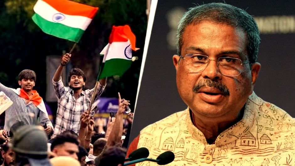 Dharmendra Pradhan CJP Protest resignation