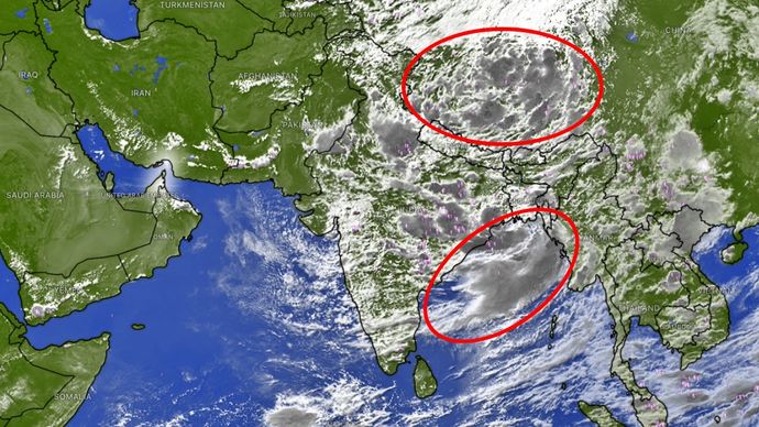 मानसून बारिश की चेतावनी