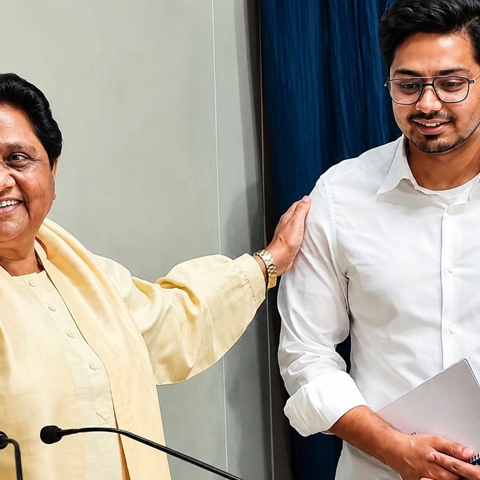 mayawati and aakash