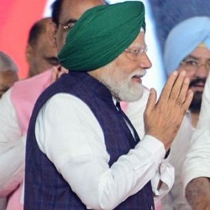 पंजाब BJP के नेताओं के साथ पीएम मोदी (फाइल फोटो)