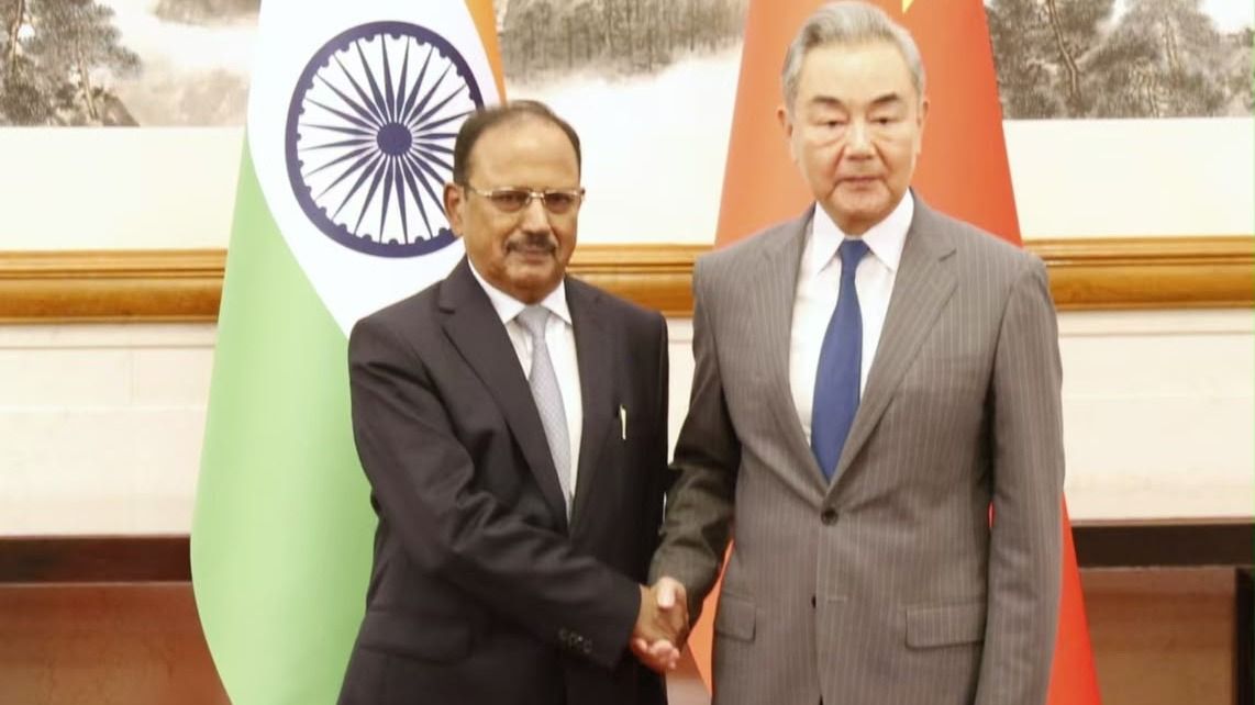 ajit doval meet china foreign minister wang yi 