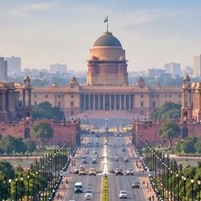 रायसीना हिल्स यानी राष्ट्रपति भवन की जमीन कभी ग्रामीण बसाहट थी (फोटो : AI)