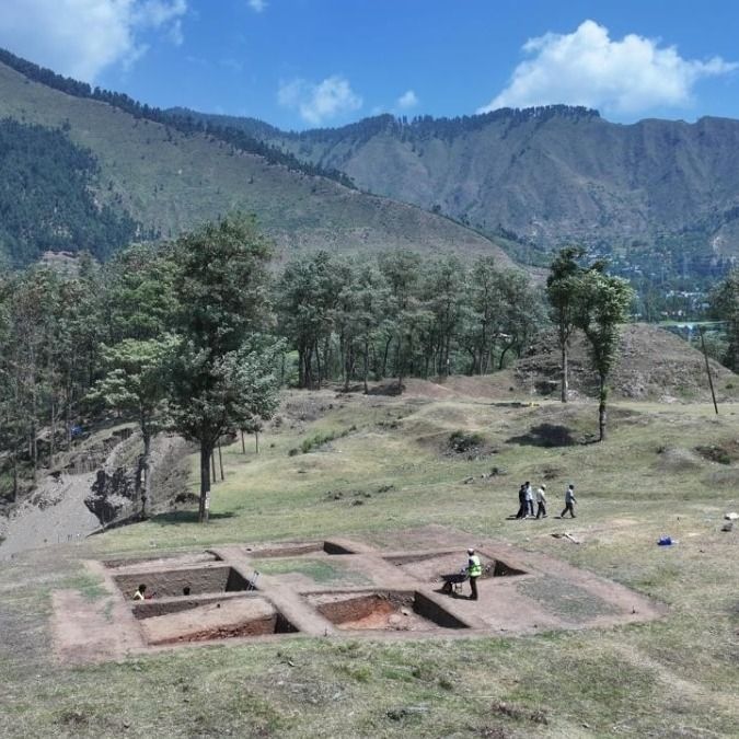 जेहनपोरा में मिला 2000 हजार साल पुराना परिसर