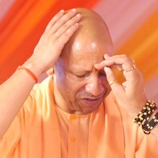Yogi Adityanath and Manoj Pandey