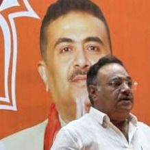 पश्चिम बंगाल BJP की संगठनात्मक बैठक में समिक भट्टाचार्य और सुनील बंसल 