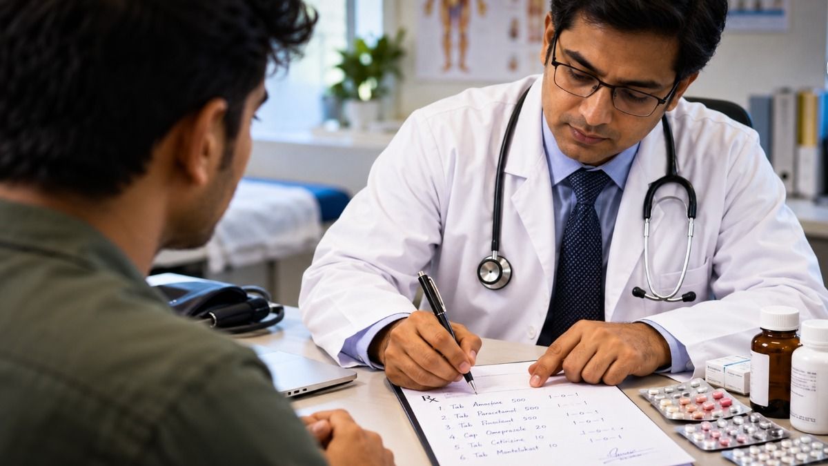 Doctor Prescribe medicine