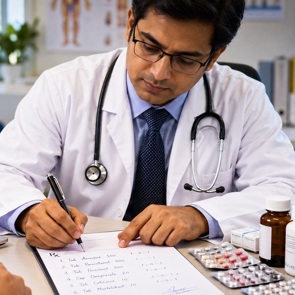 आमतौर पर सभी डॉक्टर प्रिस्क्रिप्शन अंग्रेजी में ही लिखते हैं (सांकेतिक तस्वीर)