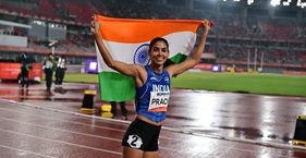 पिता के एक ताने से एशियन गेम्स के सोने तक, प्राची चौधरी का सफर प्राची चौधरी एशियन गेम्स में कांस्य पदक जीतने के बाद