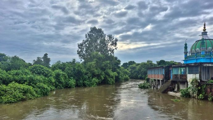 Flood threat rises in Pilibhit, UP (Photo- ITG)