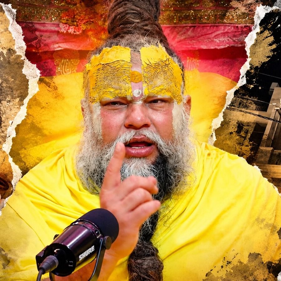 प्रेमानंद महाराज के शिष्य दीपक लोधी (दाएं) की संदिग्ध परिस्थितियों में मौत के चलते वृंदावन का आश्रम चर्चा में है