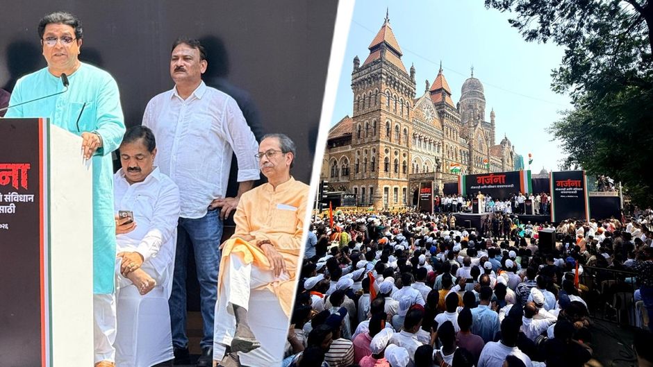 Uddhav, Raj Thackeray lead Mumbai march against CEC Gyanesh Kumar