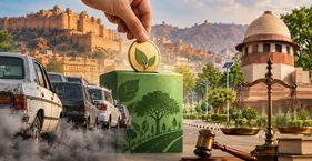 राजस्थान में ग्रीन टैक्स के पैसे के इस्तेमाल पर क्यों उठे सवाल? राजस्थान में ग्रीन टैक्स पुराने और प्रदूषण फैलाने वाले वाहनों पर लगाया जाता है