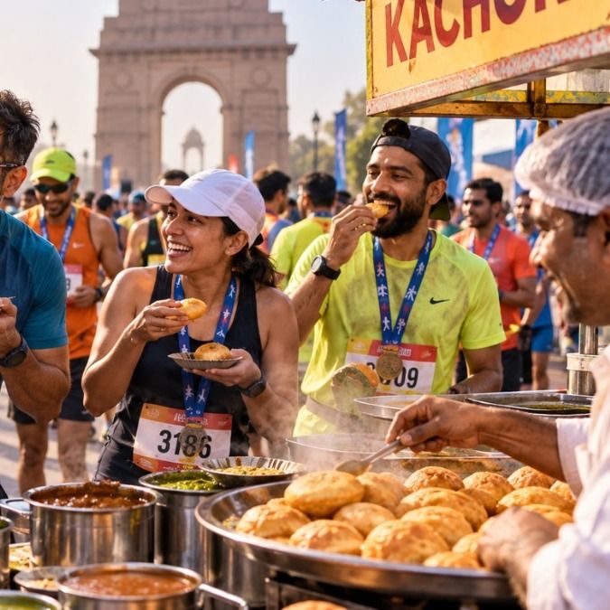बीकानेर में 'कचौड़ी रन' आयोजित होती है (फोटो : AI)