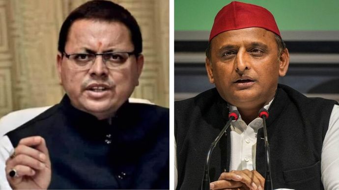 CM Dhami reacts to Akhilesh Yadav