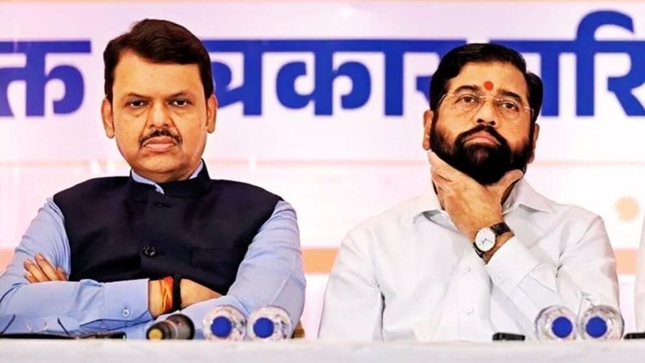 Maharashtra Chief Minister Devendra Fadnavis and Shiv Sena chief Eknath Shinde.