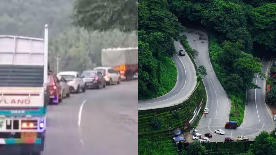 താമരശേരി ചുരത്തില് വന് ഗതാഗതക്കുരുക്ക്; നാലാം വളവ് മുതൽ ലക്കിടി വരെ വാഹനങ്ങളുടെ നീണ്ടനിര താമരശേരി ചുരത്തില് വന് ഗതാഗതക്കുരുക്ക്; നാലാം വളവ് മുതൽ ലക്കിടി വരെ വാഹനങ്ങളുടെ നീണ്ടനിര