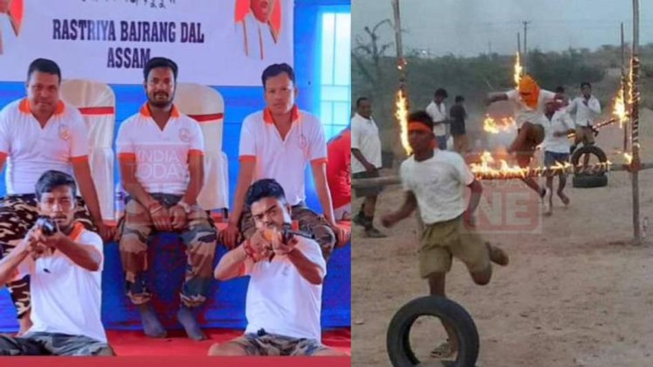 250 men in Assam get arms training by Bajrang Dal 250 men in Assam get arms training by Bajrang Dal
