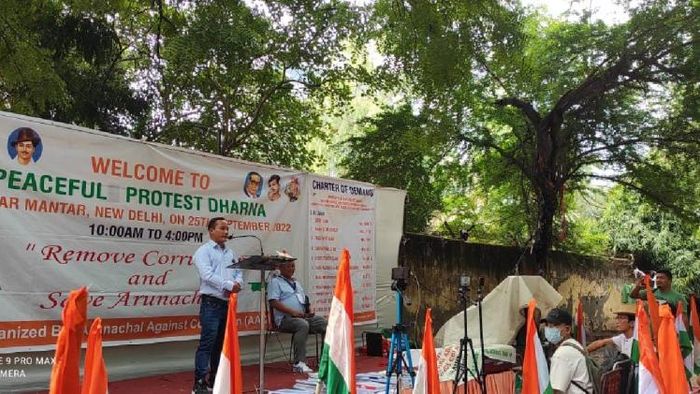 AAC protest at Jantar Mantar